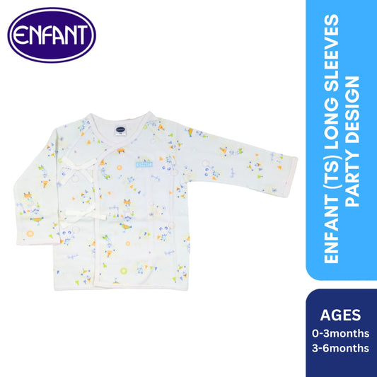 Enfant Long Sleeves Tieside Party Design