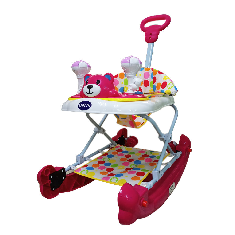 Enfant Baby Walker 2-in-1 and Baby Rocker with Toys and Pusher ( Free Delivery upto 200)