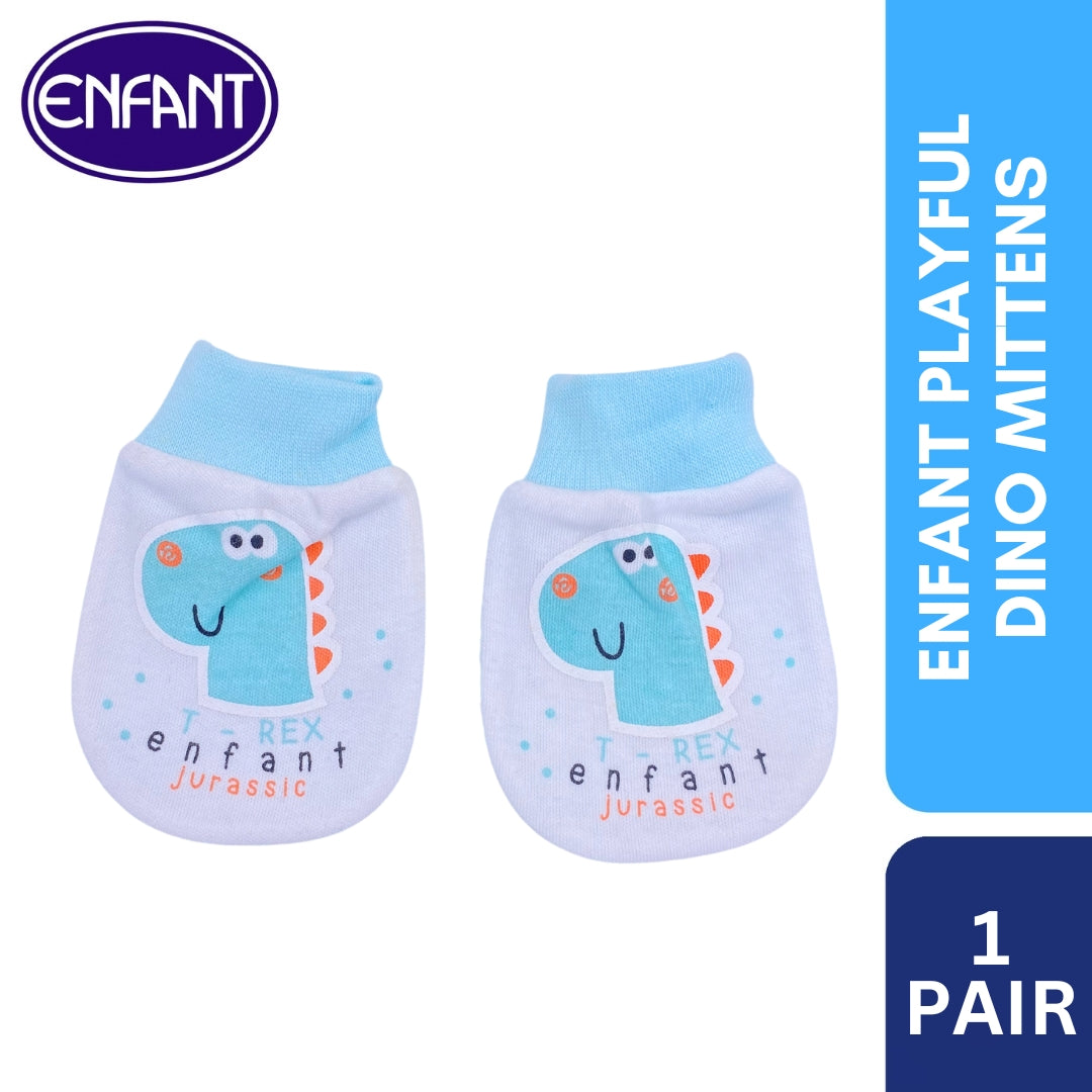 Enfant Playful dino Mittens