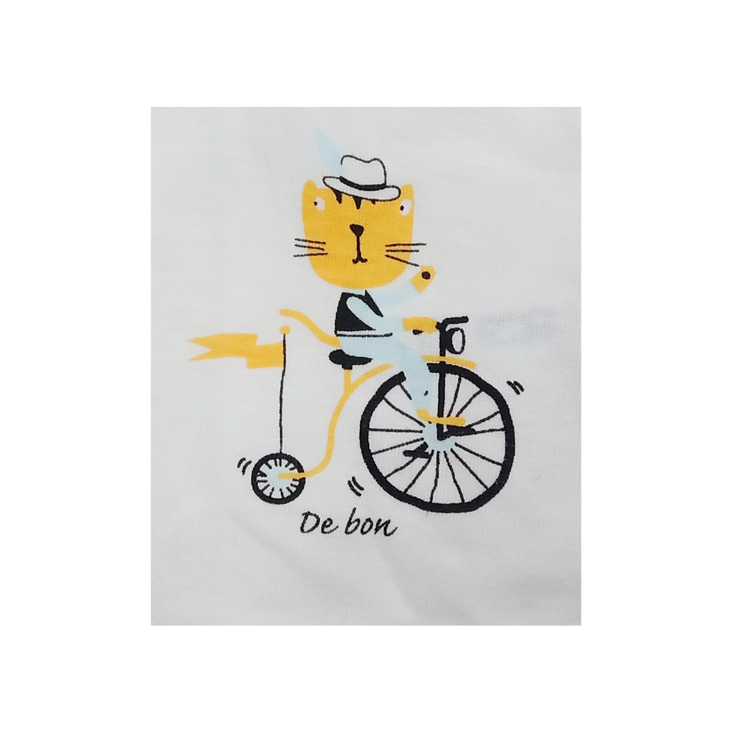 Enfant Debon Boy T-shirt with cartoons design below