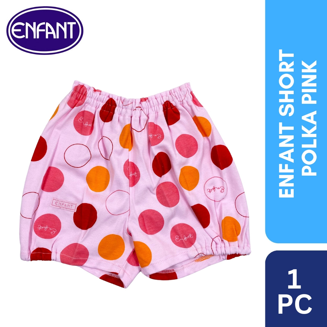 Enfant Short Polka Pink