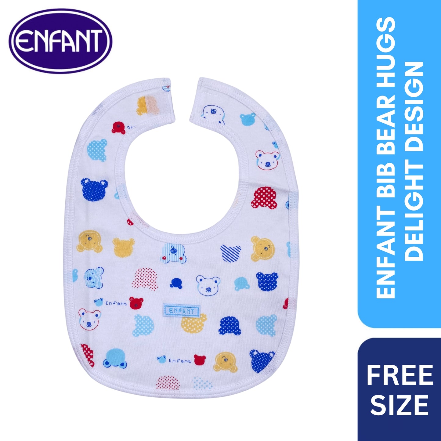 Enfant Bib Bear Hugs Delight design