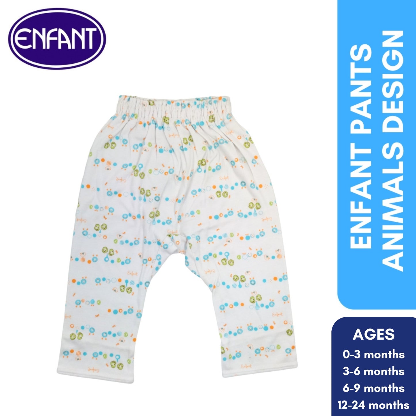 Enfant Pants Animals Design