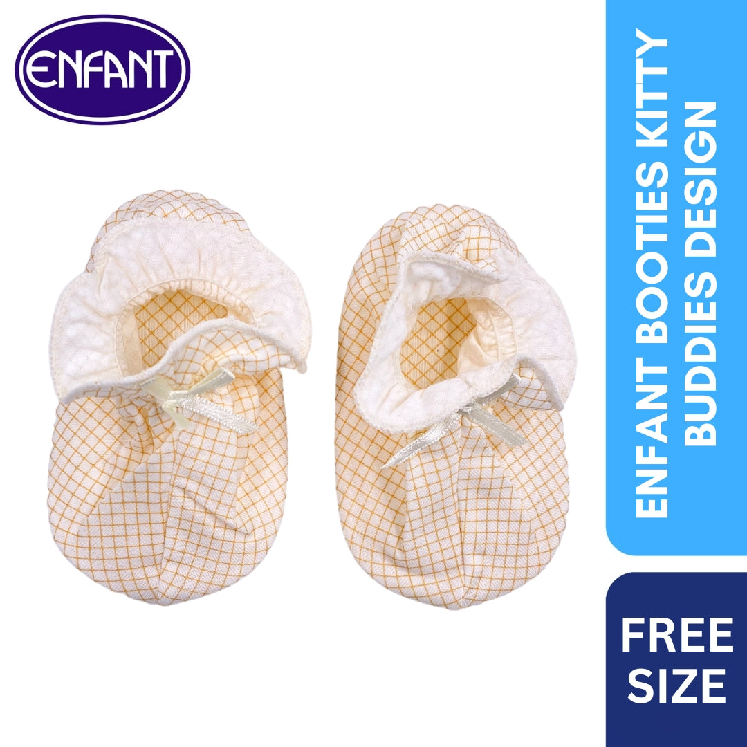 Enfant Booties Kitty Buddies Design