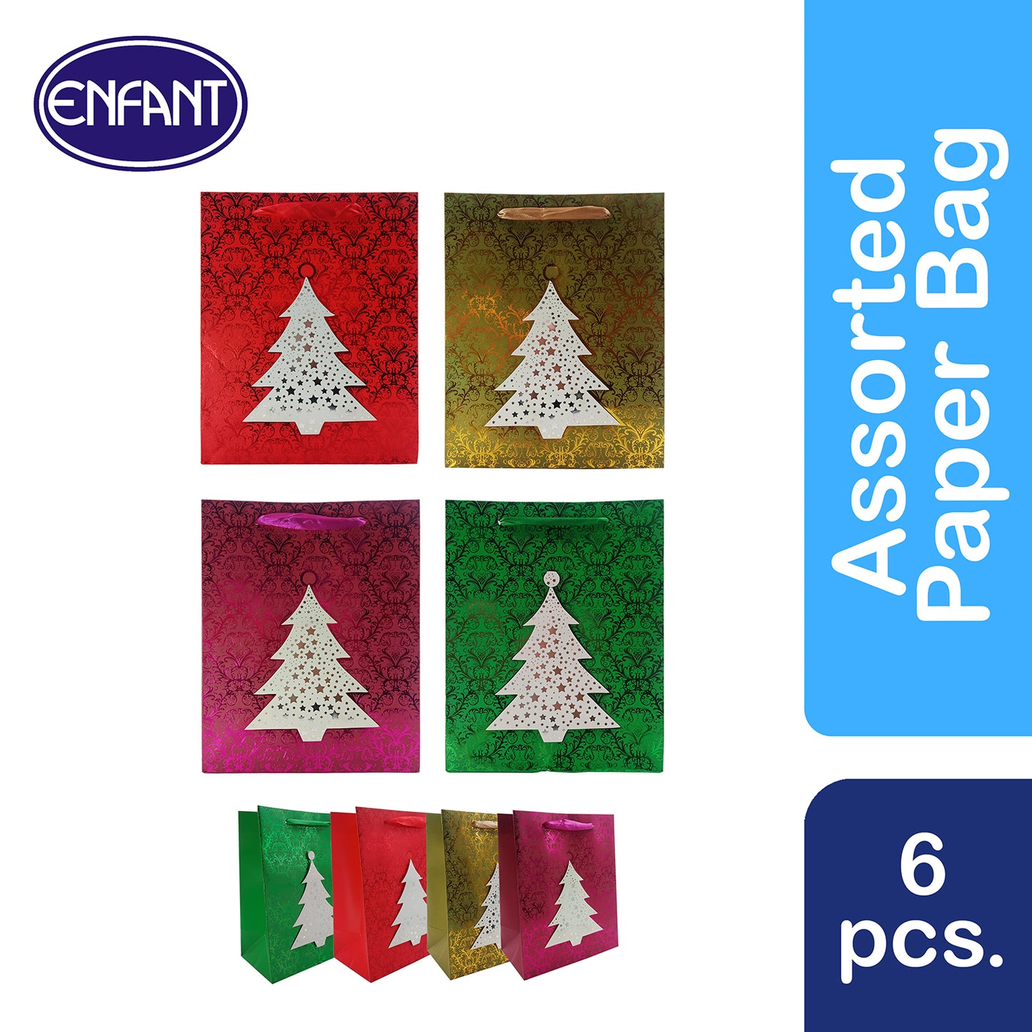 Paper gift bags (3D gift bags & box, ETC.) - 6 pcs