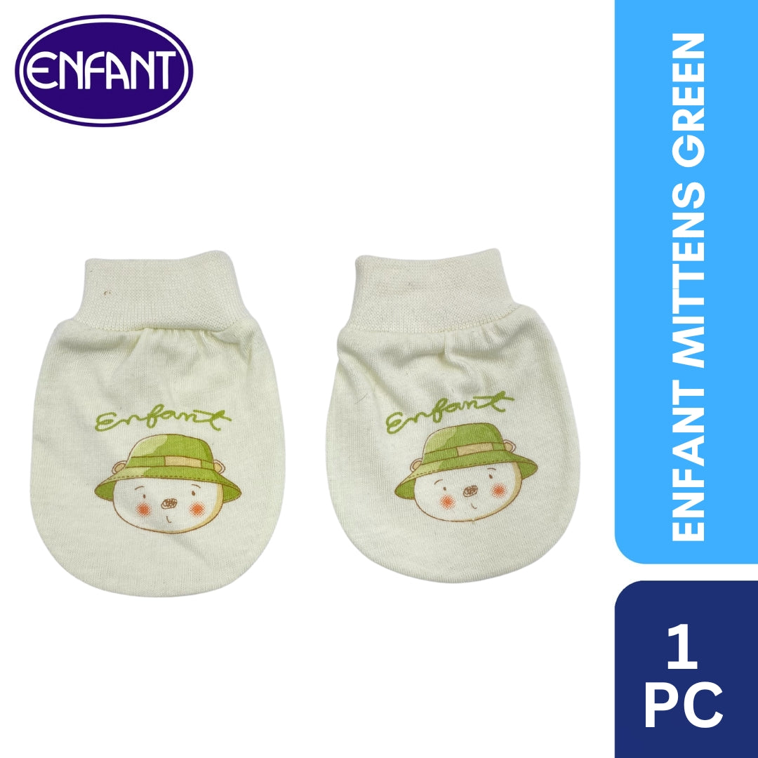 Enfant Mittens Green