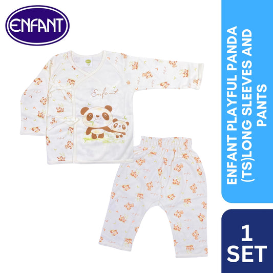 Enfant Playful panda (ts)long sleeves and pants