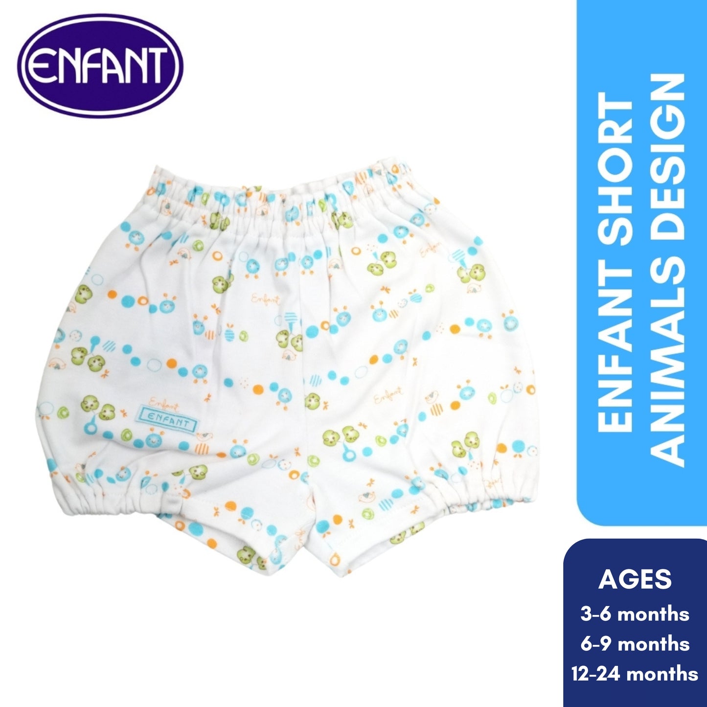 Enfant Short Animals Design
