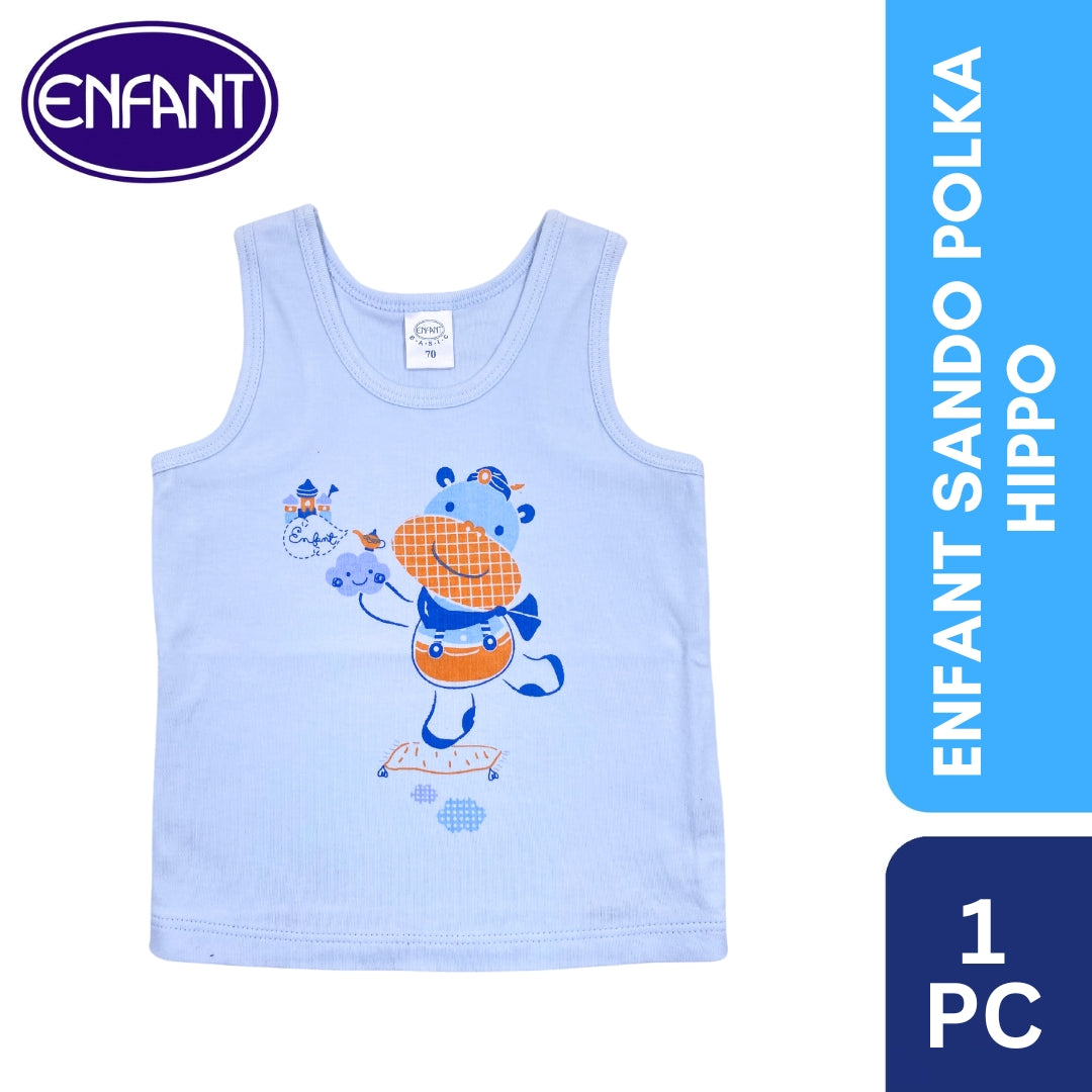 Enfant sando Polka Hippo