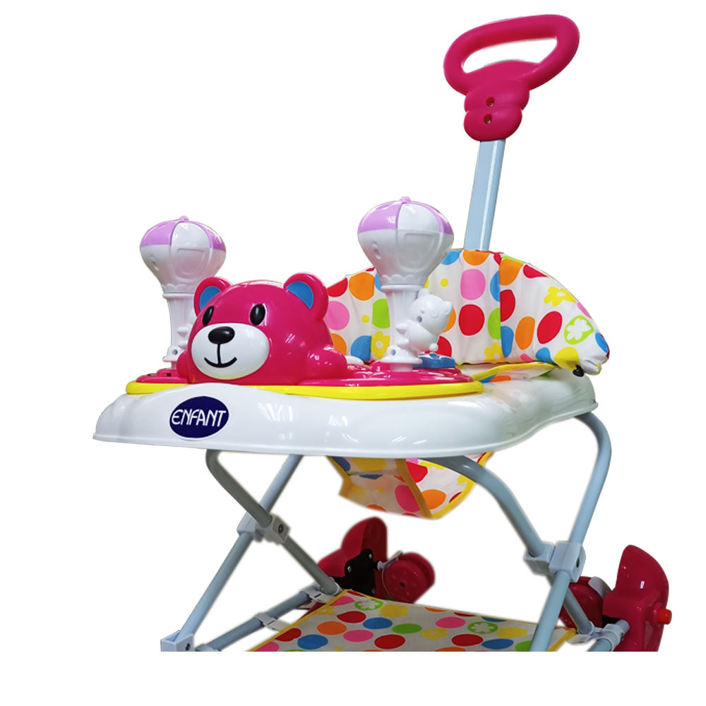 Enfant Baby Walker 2-in-1 and Baby Rocker with Toys and Pusher ( Free Delivery upto 200)