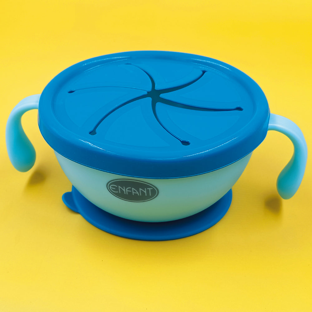Enfant Feeding 2-in-1 baby snack and drinking bowl suction bowl baby feeding bowl set