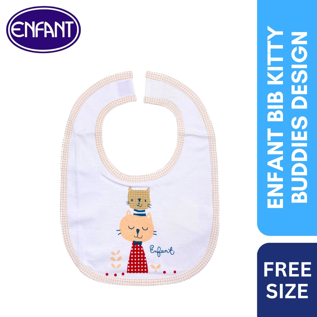 Enfant Bib Kitty Buddies Design