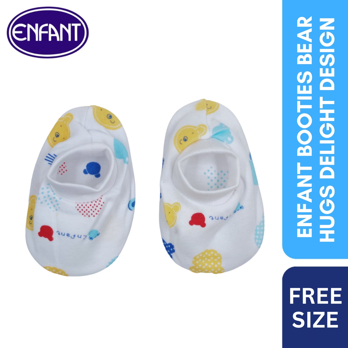 Enfant booties Bear Hugs Delight design