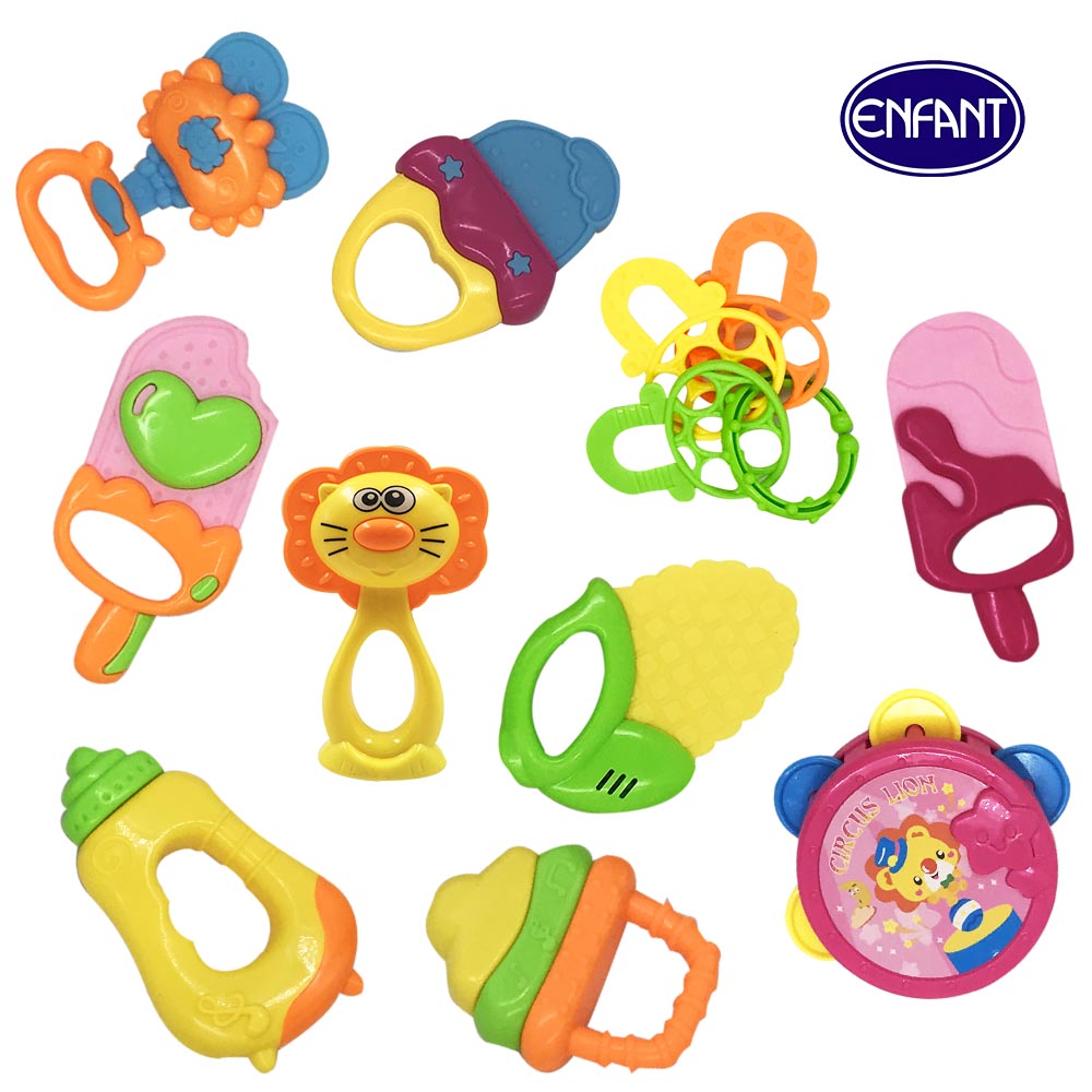 Enfant TOY Life 10PCS Baby Rattles