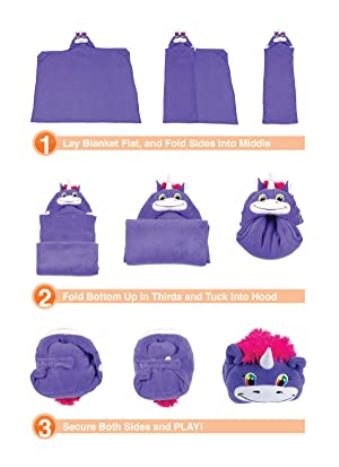 PAW Patrol Marshall – Stuffed Animal Blanket – Kids Huggable Pillow and Blanket Perfect for Pretend Play, Travel, nap time.