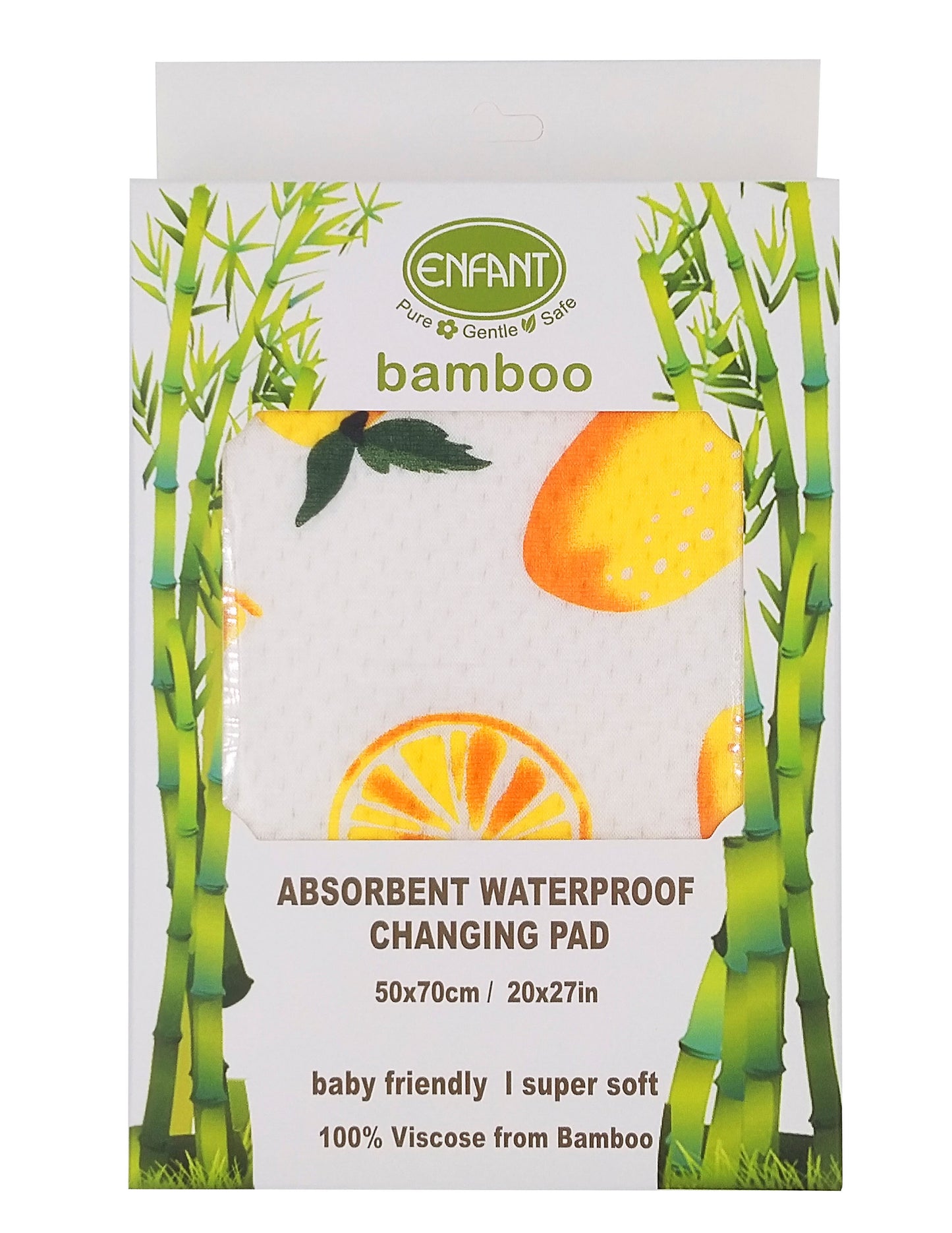 Enfant Bamboo Waterproof Absorbent Bedmat Bed Mat Mattress Protector  Urinal pad Size 70x110 or 50x70