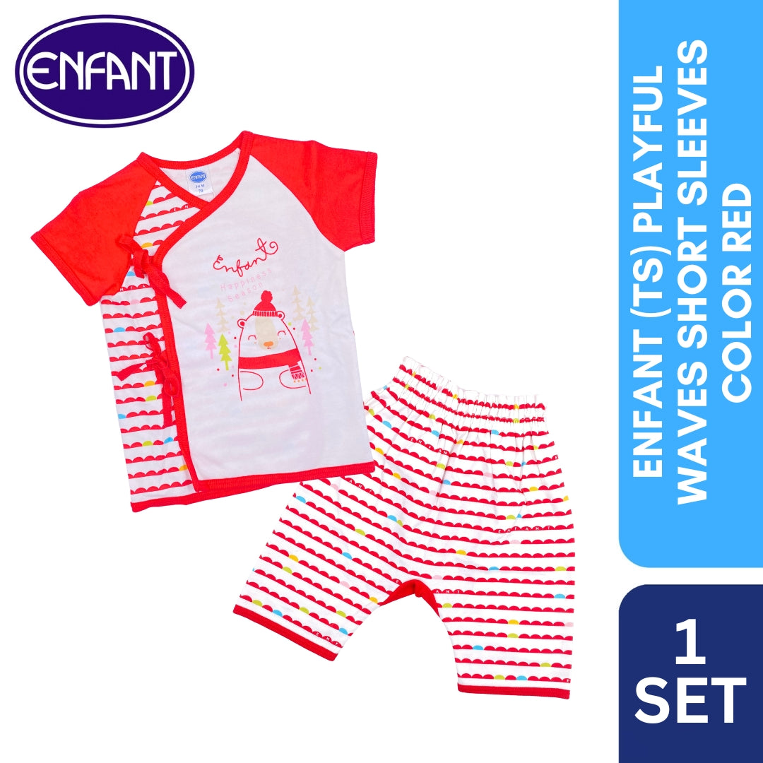 Enfant (TS) Playful Waves Short Sleeves