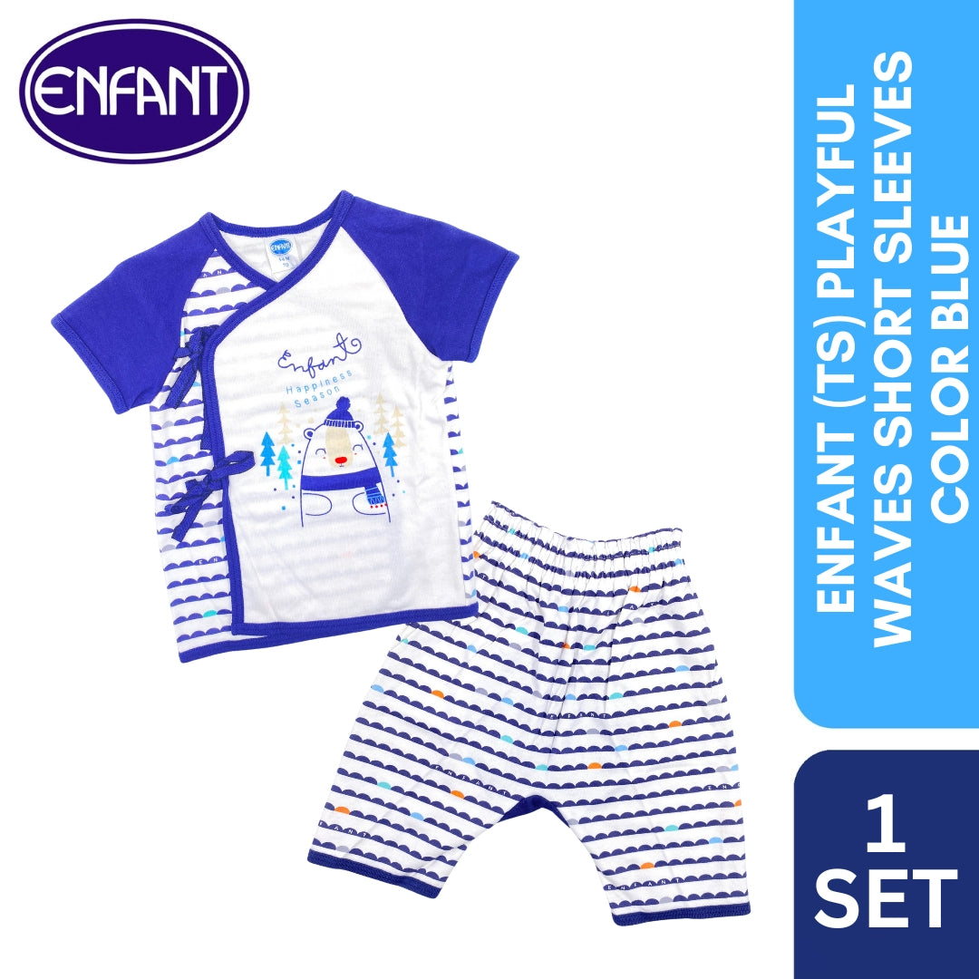 Enfant (TS) Playful Waves Short Sleeves