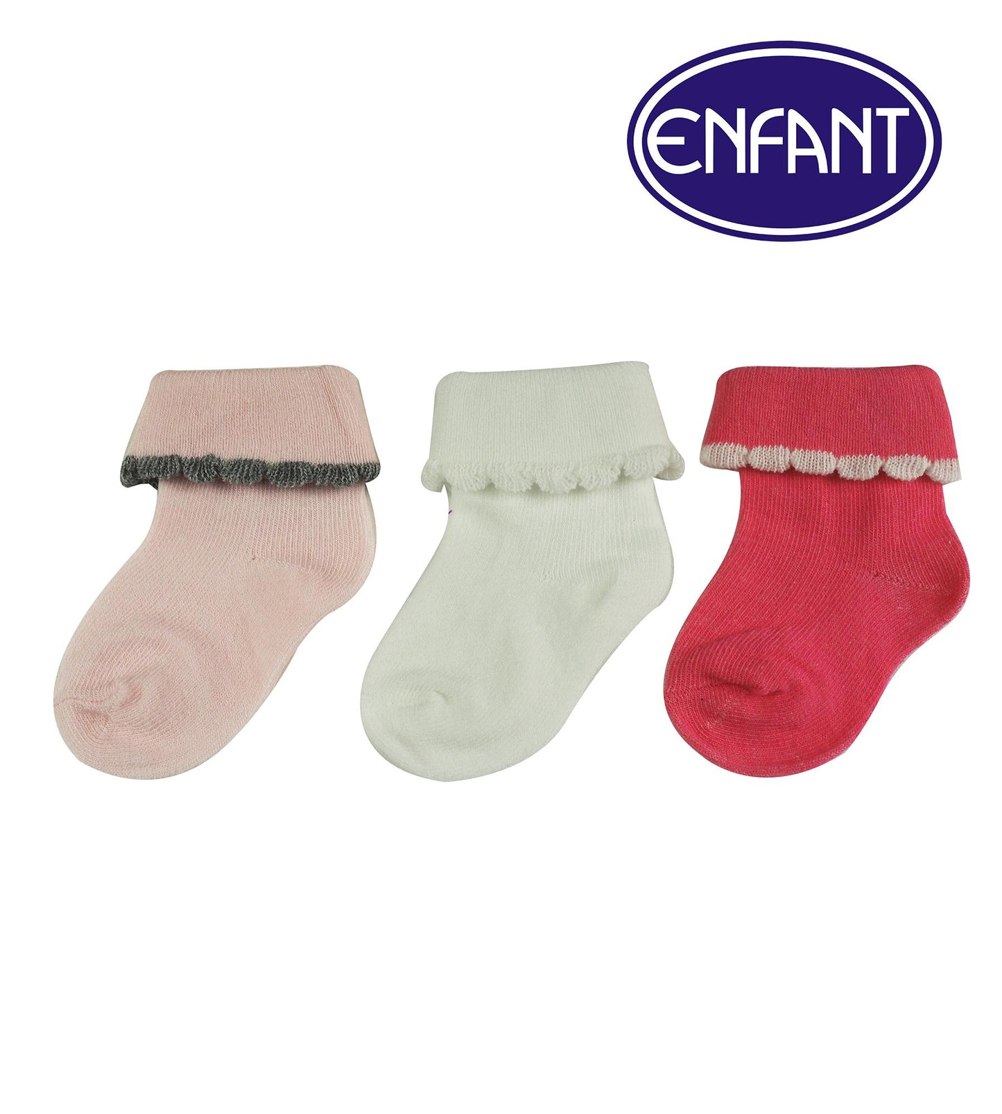 Enfant Baby Girl Socks with Design