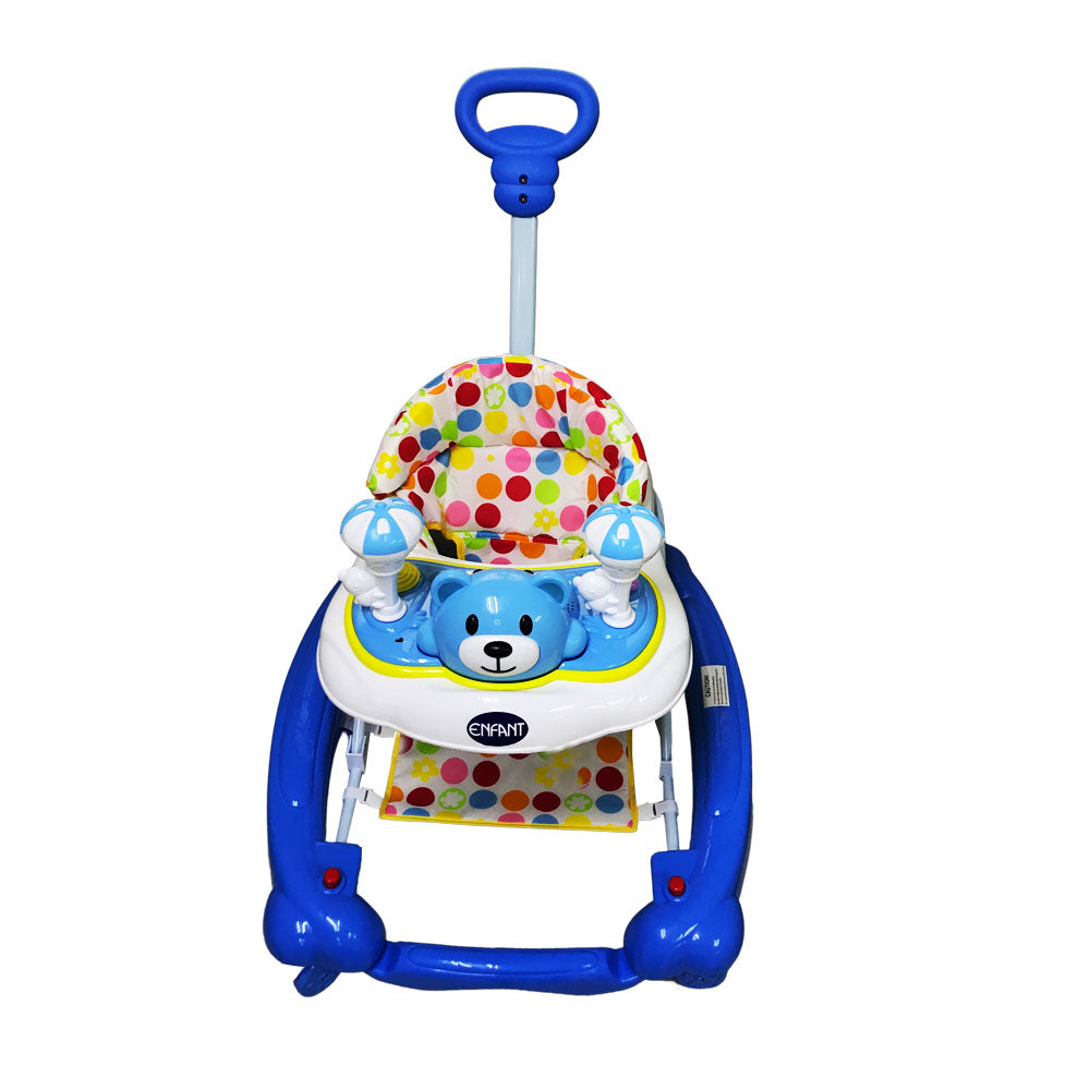 Enfant Baby Walker 2-in-1 and Baby Rocker with Toys and Pusher ( Free Delivery upto 200)