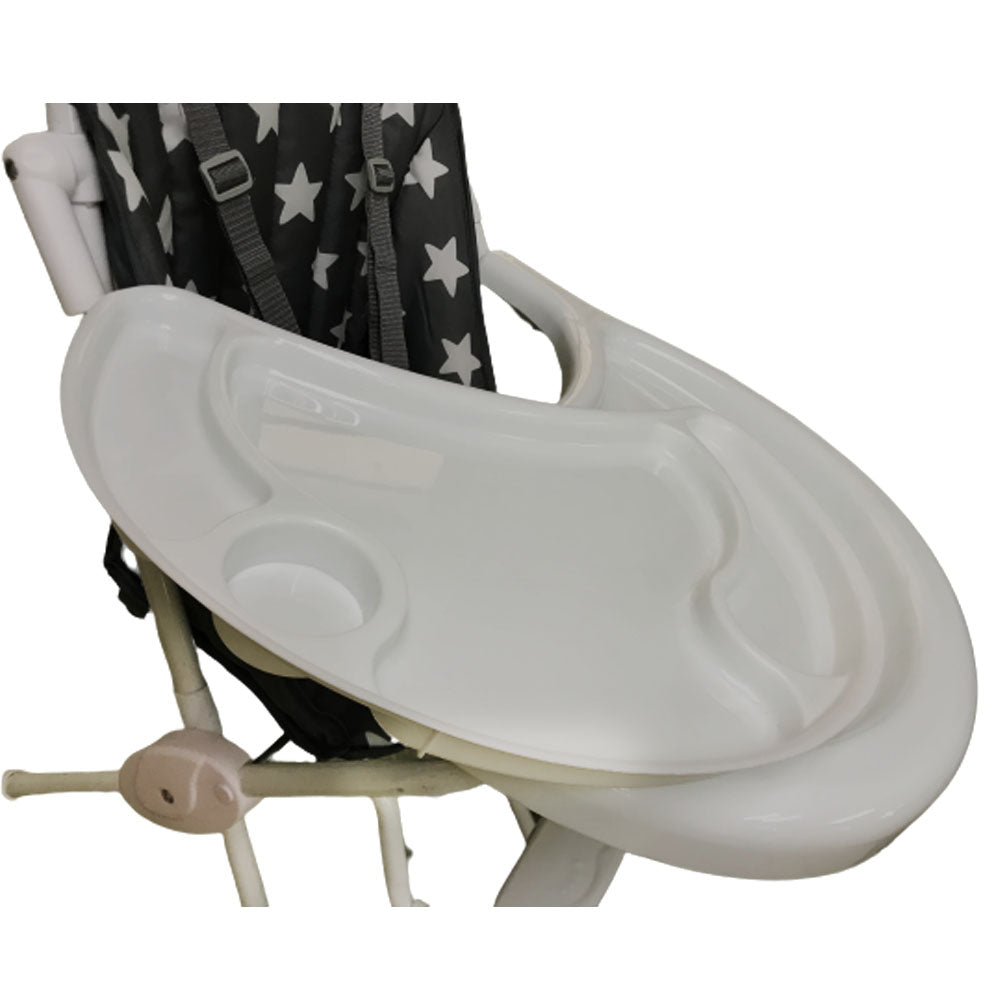 Baby Feeding High Chair removable tray. Fully Foldable.
