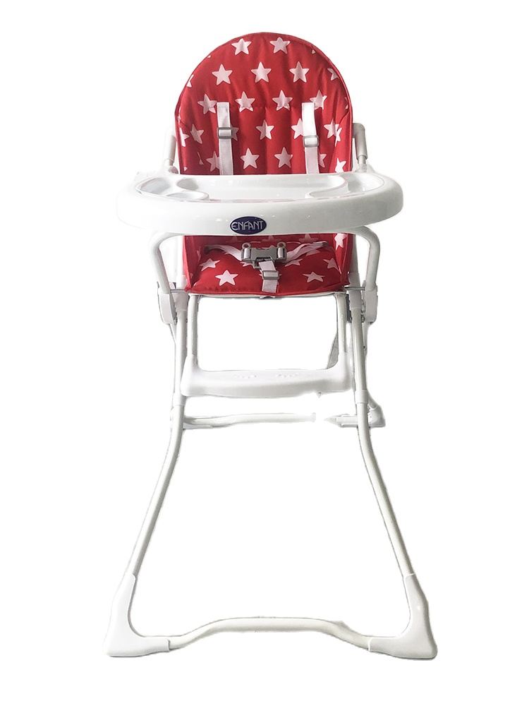 Baby Feeding High Chair removable tray. Fully Foldable.