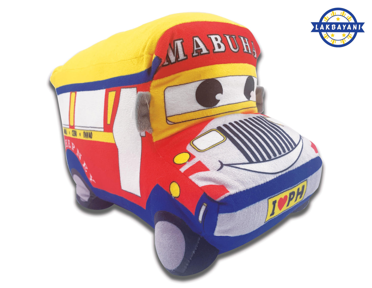 Jun Jun the Jeepney Toy 10in Lakbayani Philippines Travel Souvenir Plushie Toy/Stuffed Toy