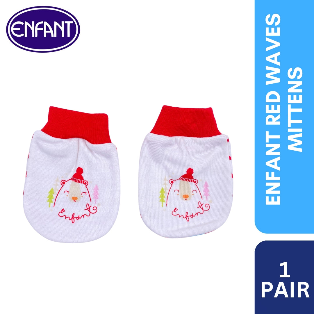 Enfant Playful Waves Mittens