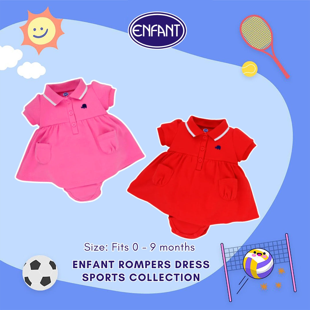 Enfant Rompers Dress Sports Collection For Baby Girl