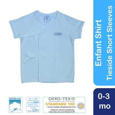 Enfant Baby Clothes Shirt Tie side / kimono - Newborn Plain basic Short Sleeves