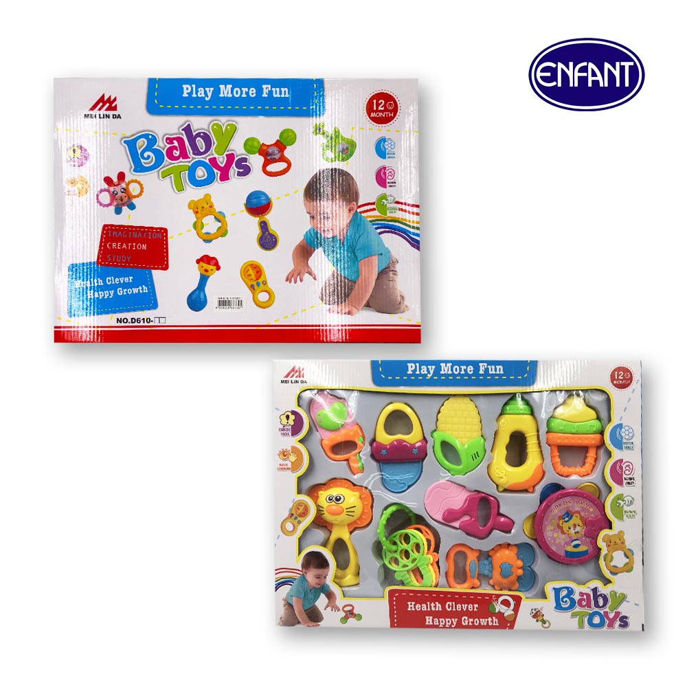 Enfant TOY Life 10PCS Baby Rattles