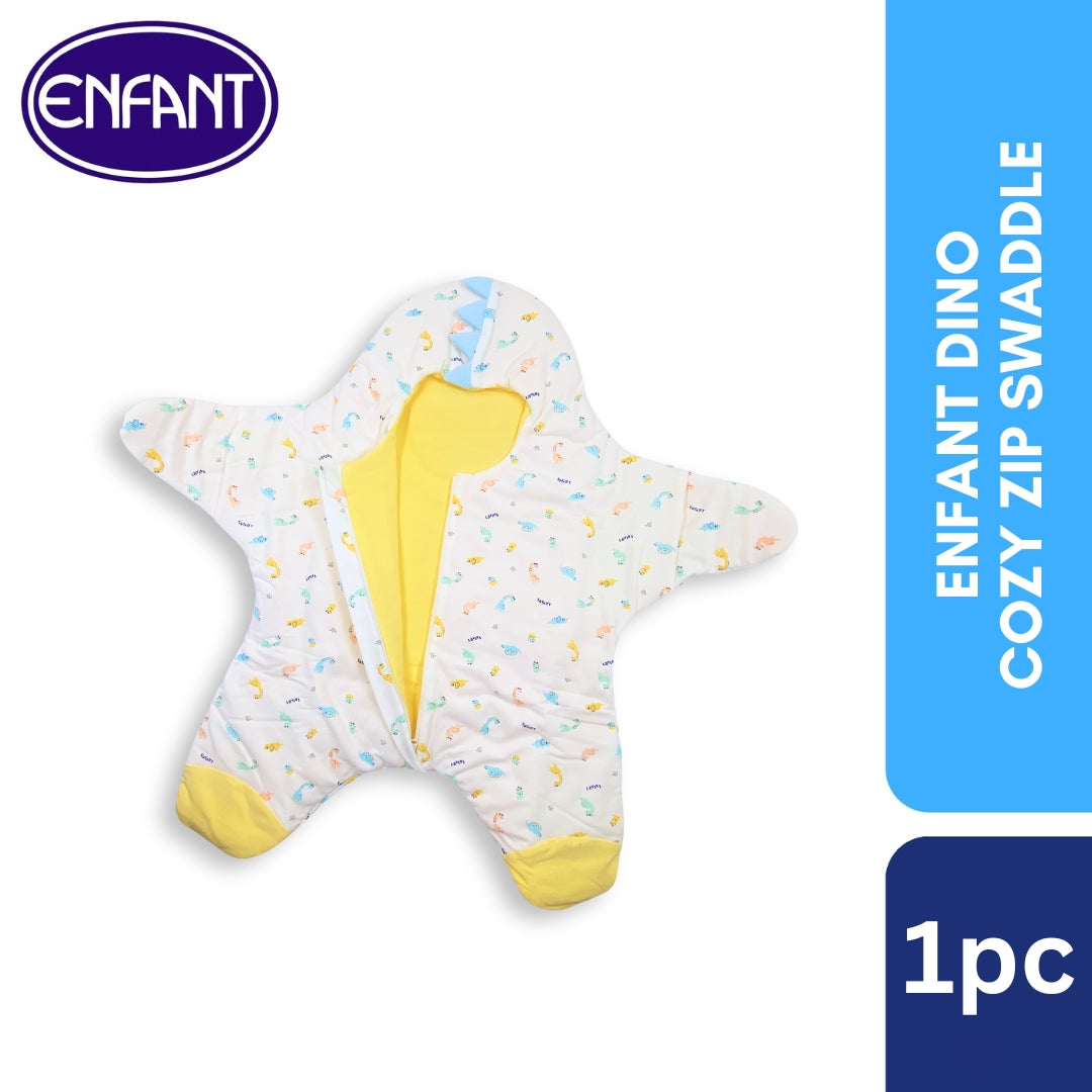 Enfant Dino Cozy Zip Swaddle