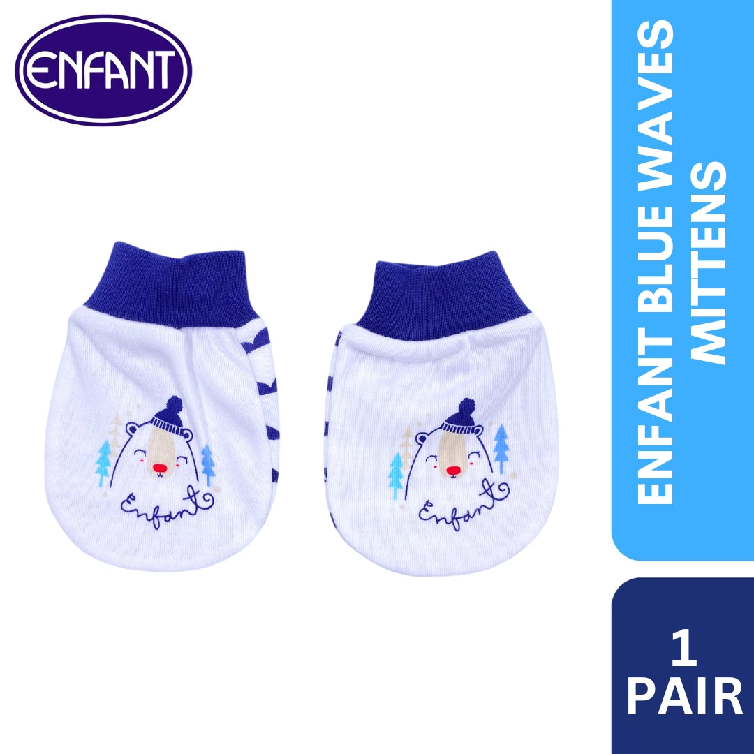 Enfant Playful Waves Mittens