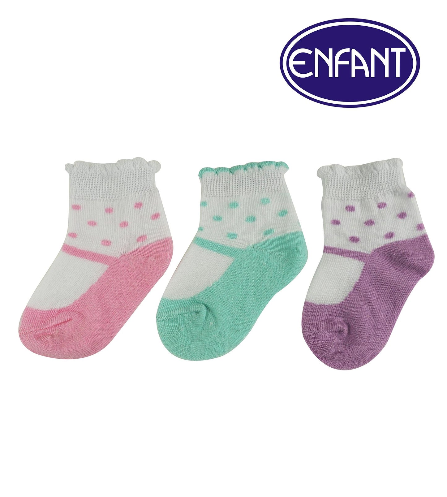 Enfant Baby Girl Socks with Design