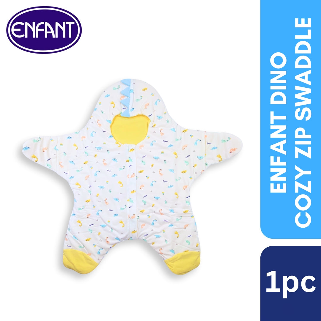 Enfant Dino Cozy Zip Swaddle