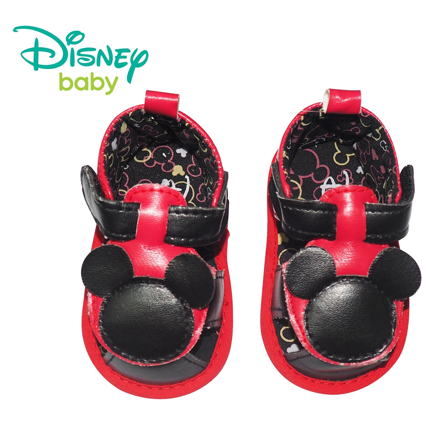 Disney Baby Mckey Mouse Shoes (red)