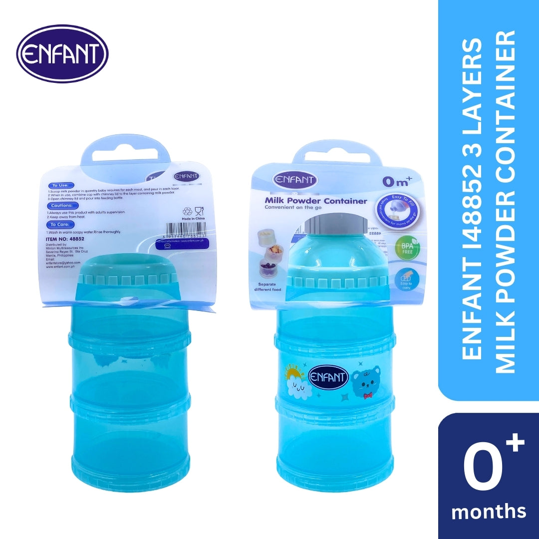 ENFANT BABY MILK POWDER CONTAINER 3 LAYERS