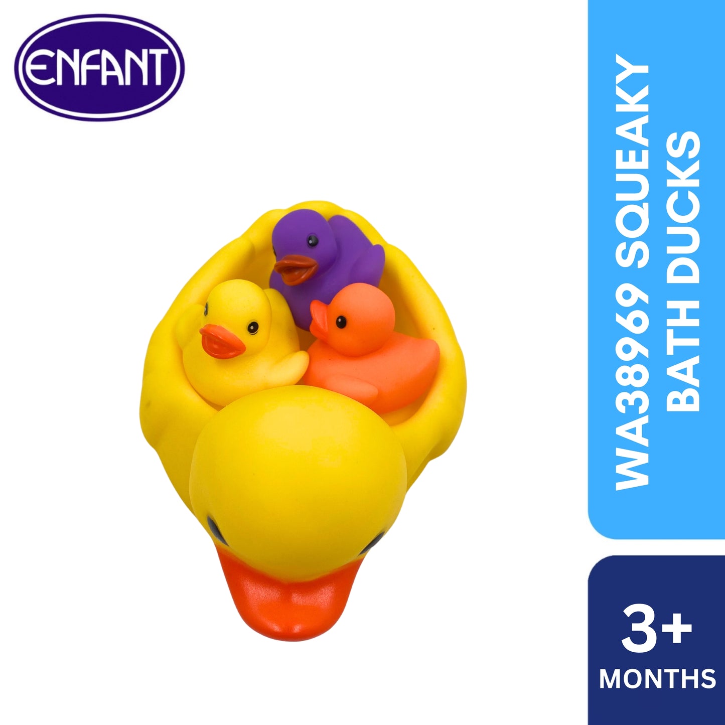 ENFANT BABY SQUEAKY BATH DUCKS_ideal for gift
