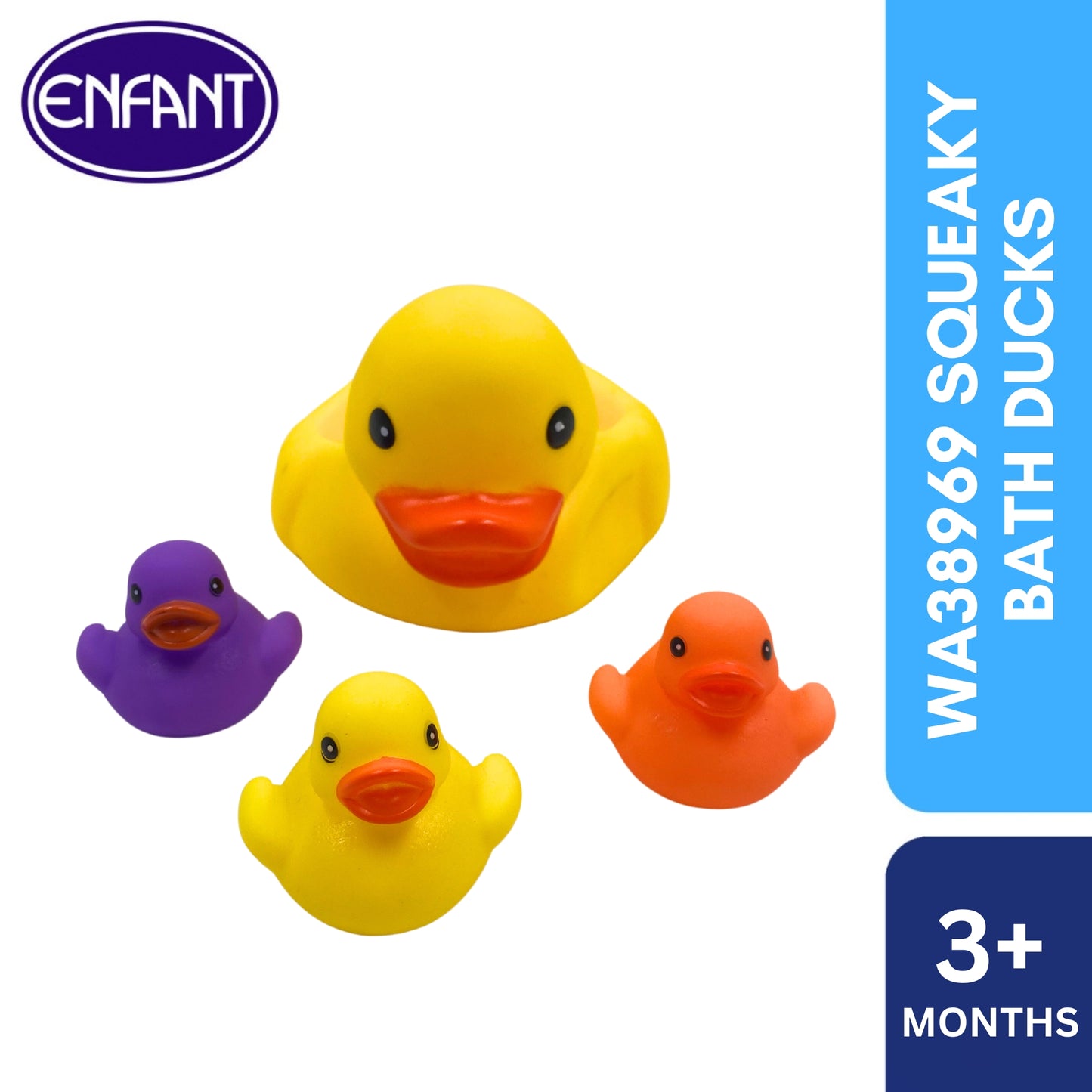 ENFANT BABY SQUEAKY BATH DUCKS_ideal for gift