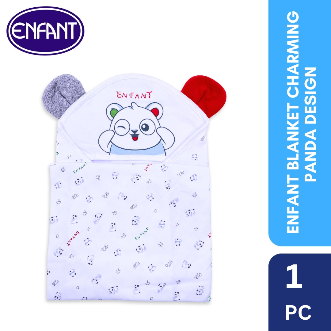 Enfant Blanket Charming Panda Design