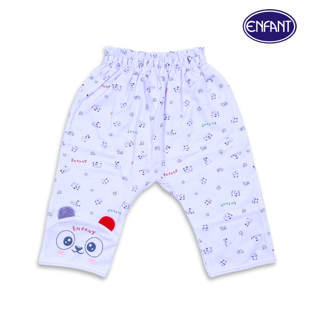 Enfant long Sleeves button & Pants w/ Charming Panda Design