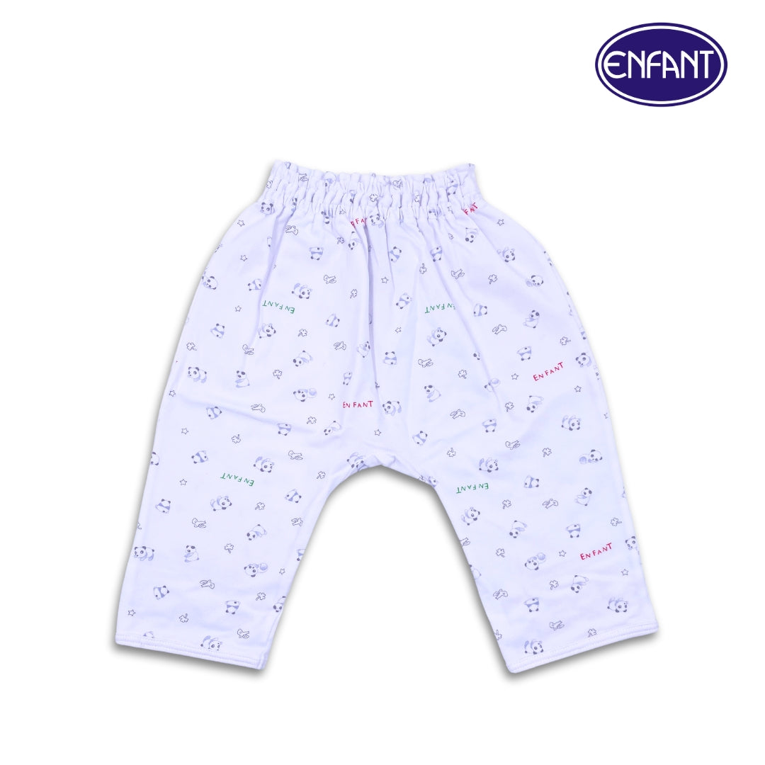Enfant Long Sleeves Tieside & pants w/ charming panda Design