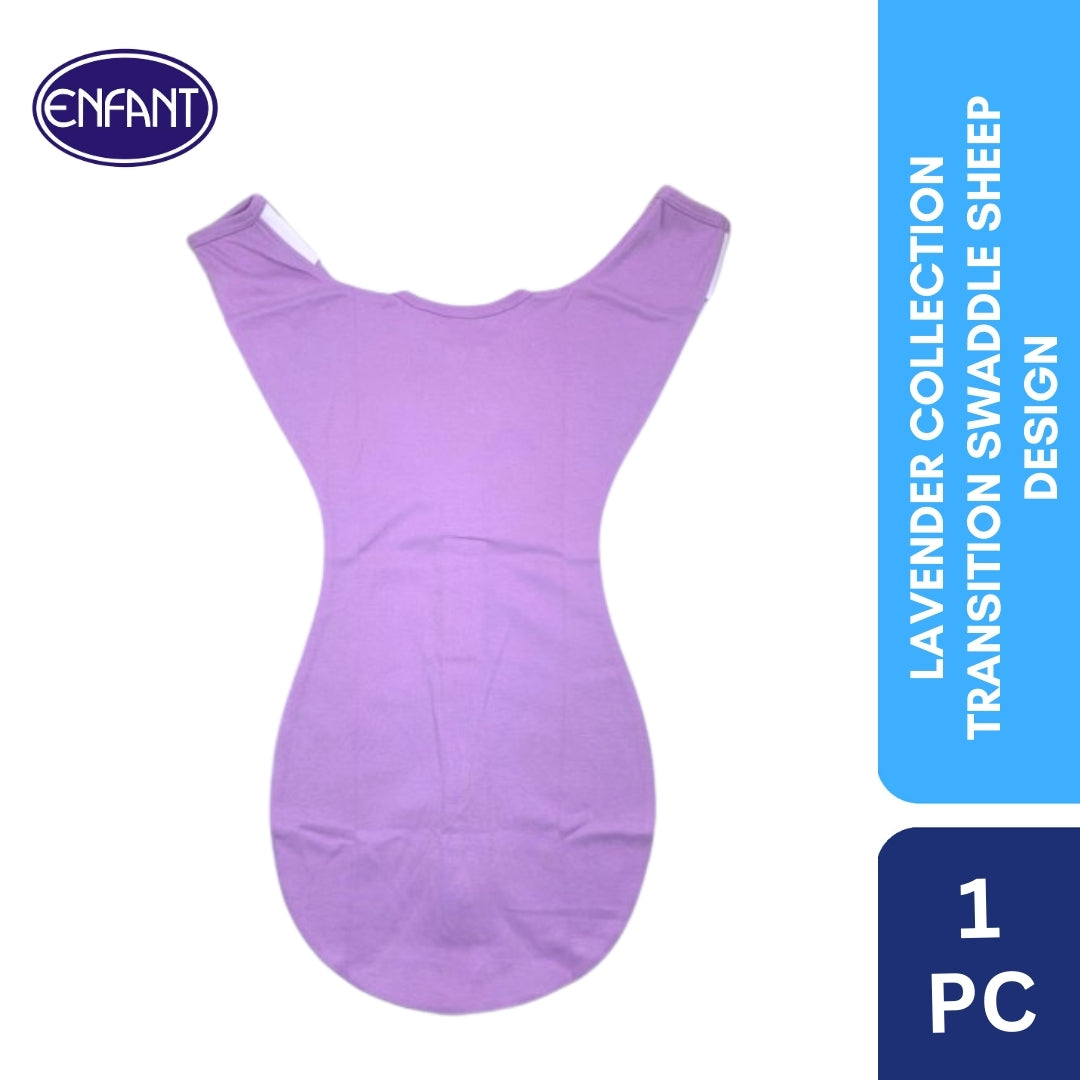 Lavender Collection Transition Swaddle with Sheep Design