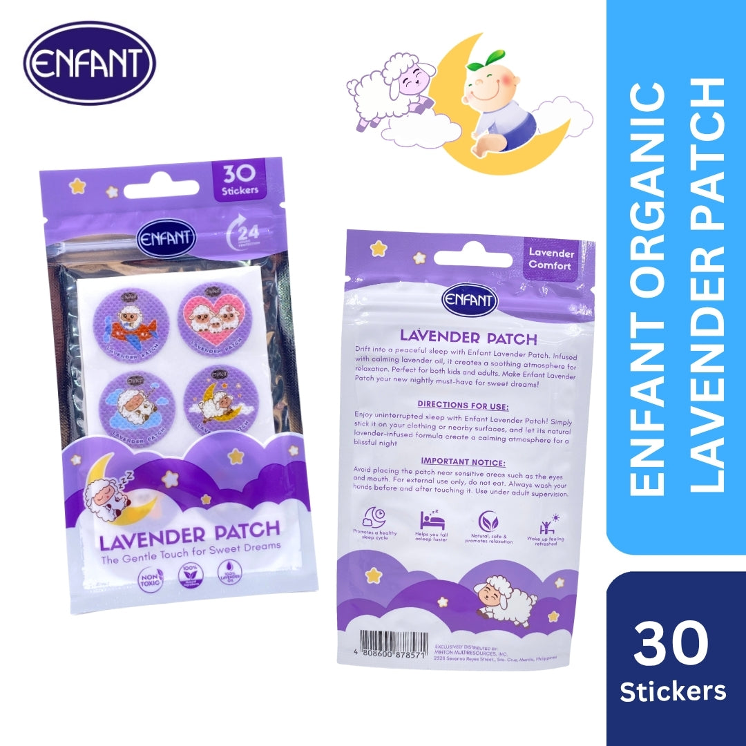 ENFANT ORGANIC LAVENDER PATCH - 30 PCS