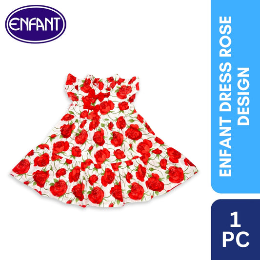 Enfant Dress Rose Design