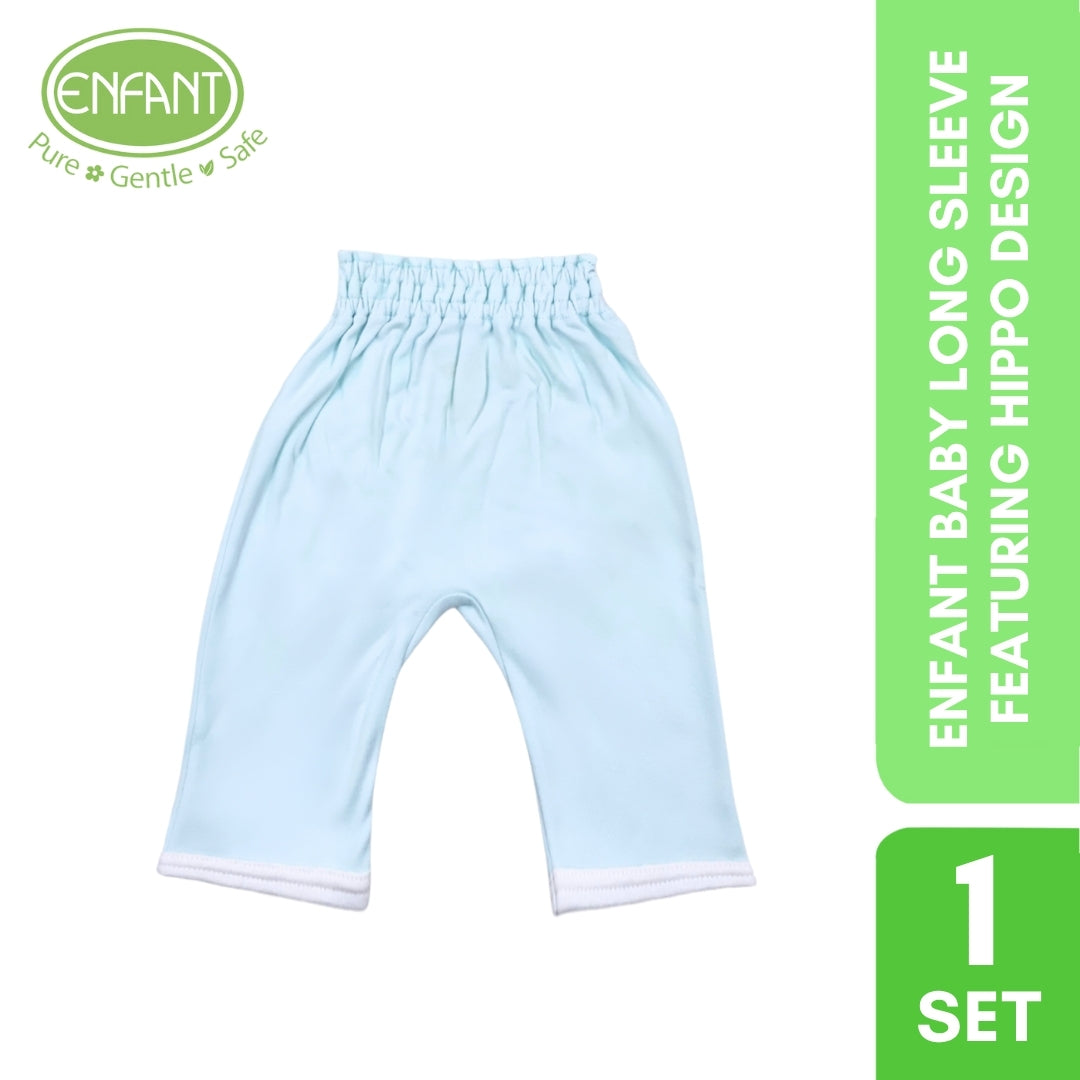 ENFANT BABY LONG SLEEVE FEATURING HIPPO DESIGN