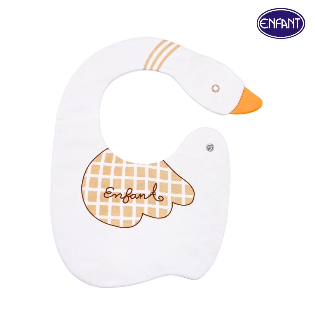 Enfant Organic Bib Swan Design