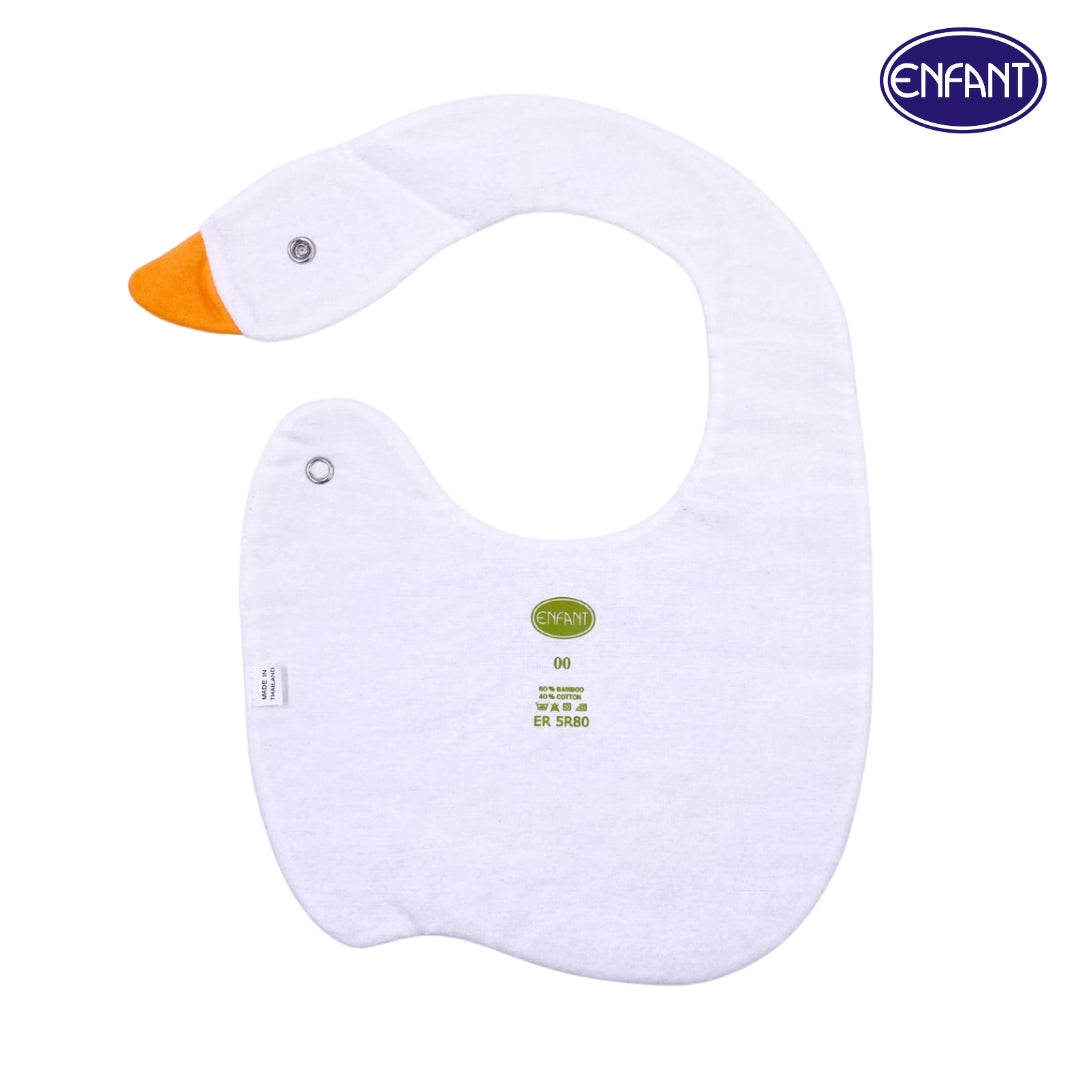 Enfant Organic Bib Swan Design
