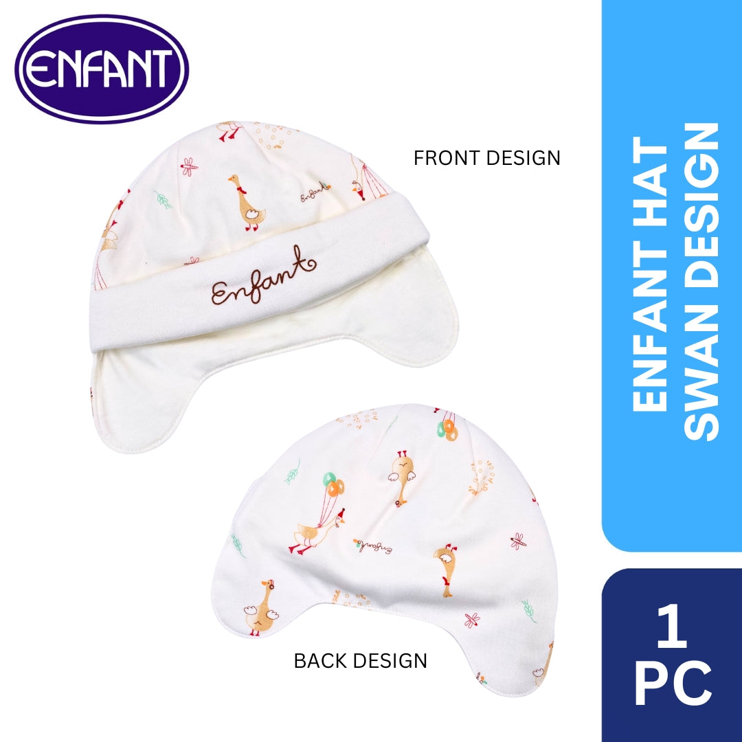 Enfant Organic Hat Swan Design