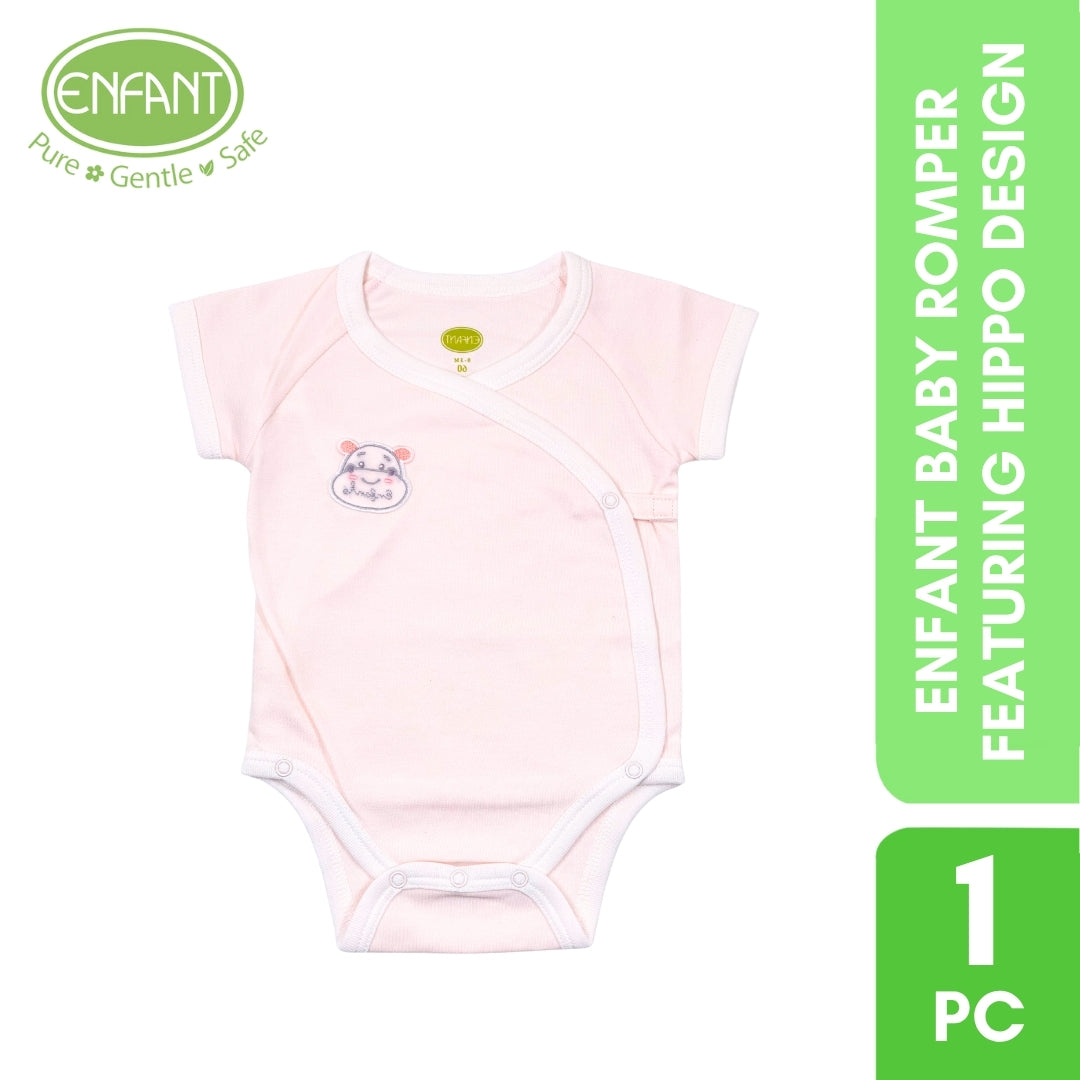 ENFANT BABY ROMPER FEATURING HIPPO DESIGN